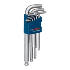 Bosch ชุดกุญแจขันหกเหลี่ยม 9 ชื้น รุ่น 1600a01th5