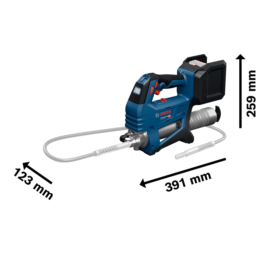Bosch เครื่องอัดจารบีไร้สาย รุ่น GFP 18V-10 (06019N6000) - Image 6