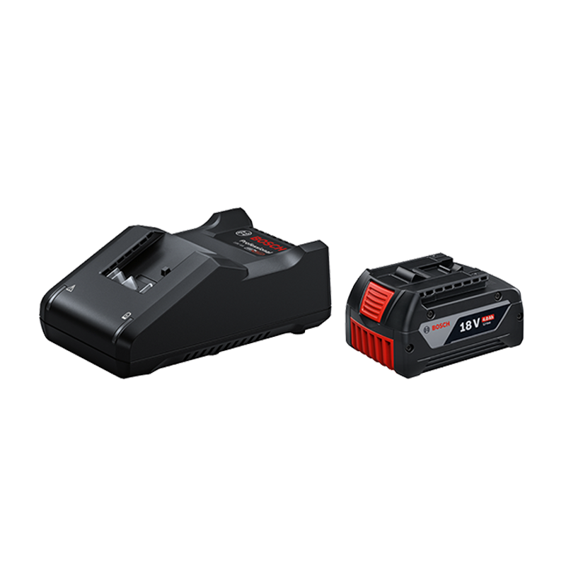 Bosch ชุดแท่นชาร์จเเละแบตเตอรี่ Starter Kit 18V. | GBA 18V 4.0Ah + GAL 18V-40 (1600A039YL)