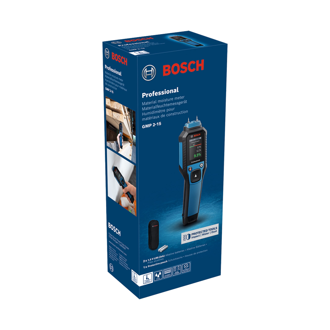 Bosch เครื่องวัดความชื้นและอุณหภูมิ รุ่น GMP 2-15 (06010781K0) - Image 5