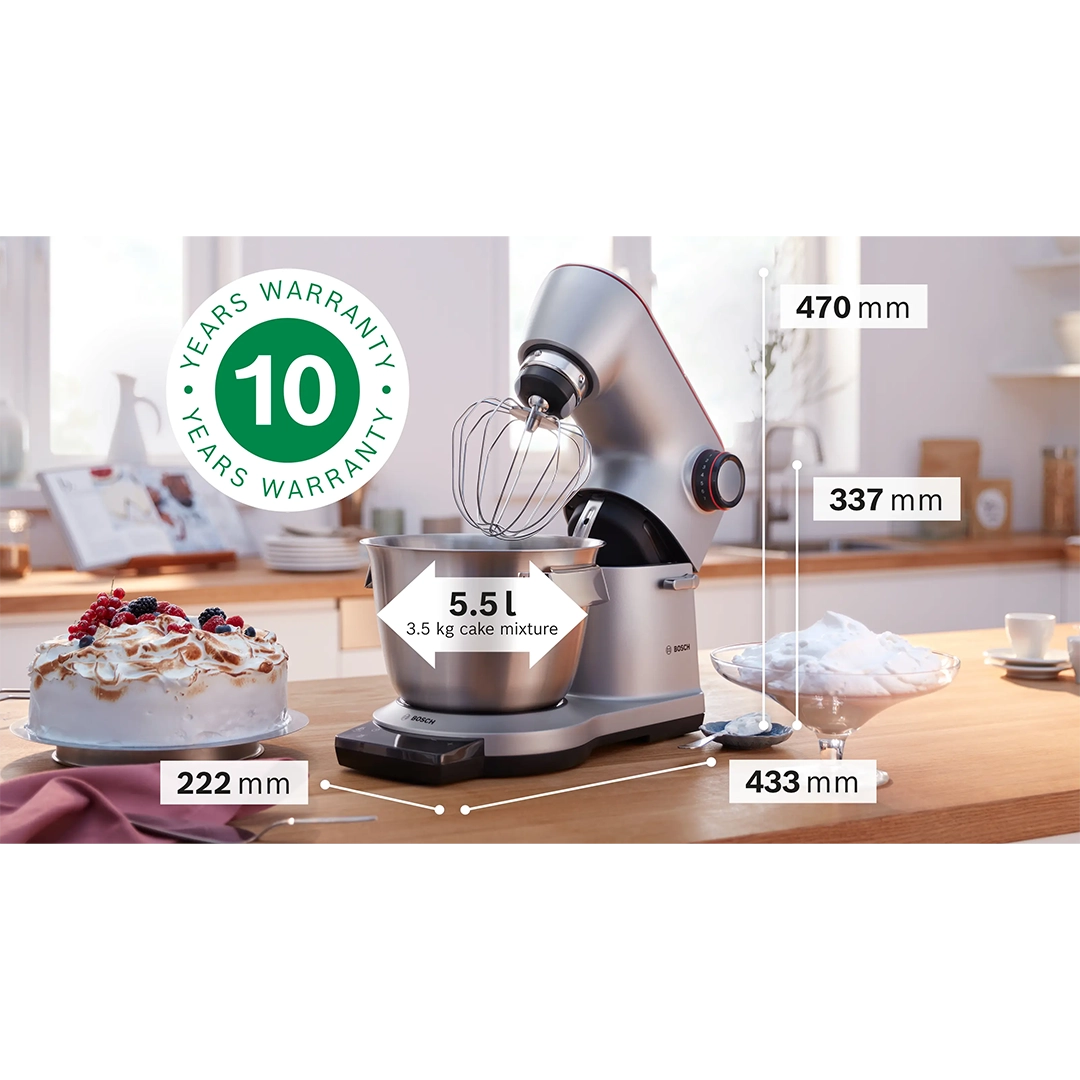 Bosch เครื่อตีแป้งอเนกประสงค์ รุ่น MUM9YX5S12 - Image 6