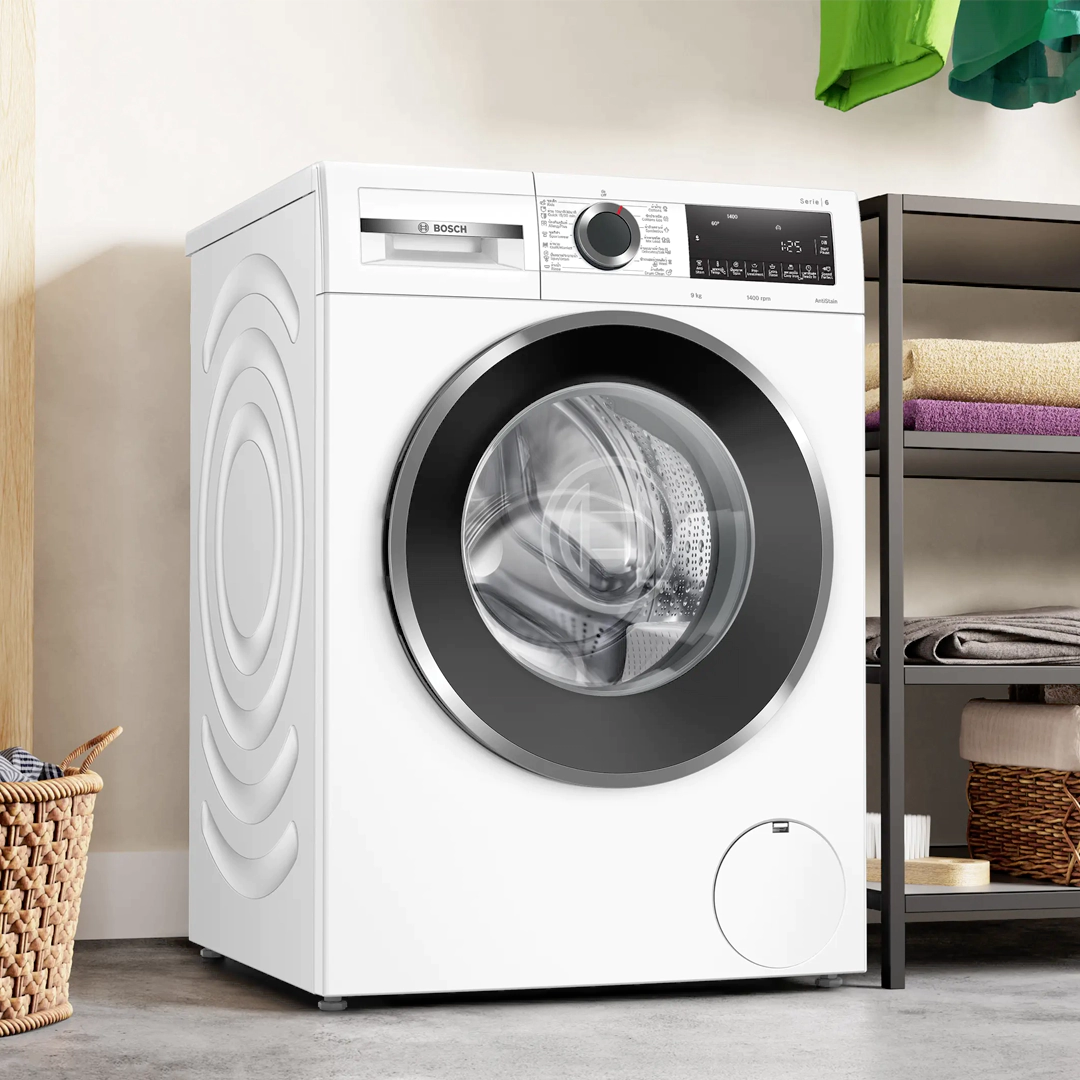 BOSCH เครื่องซักผ้าฝาหน้า 9 กก. ซีรีส์ 6 รุ่น WGG444E2TH - Image 8