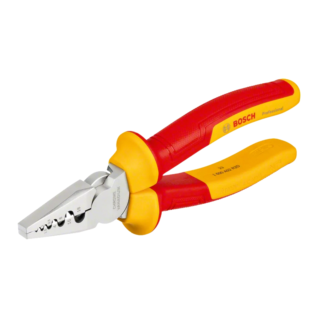 Bosch คีมอเนกประสงค์กันไฟ VDE 180 มม. รุ่น 1600A02NE6