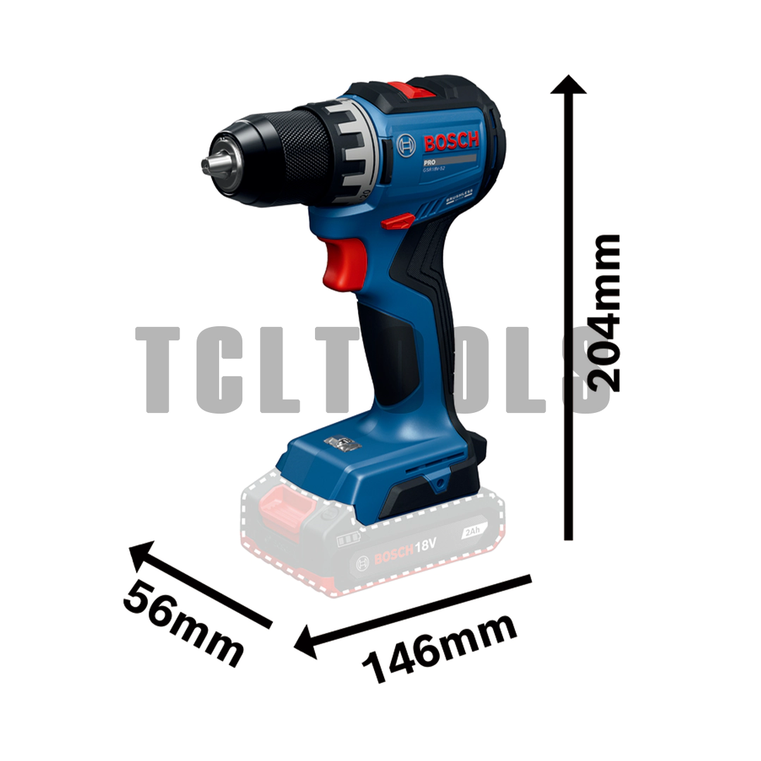 Bosch สว่านไขควงไร้สาย รุ่น GSR 18V-52 - Image 5